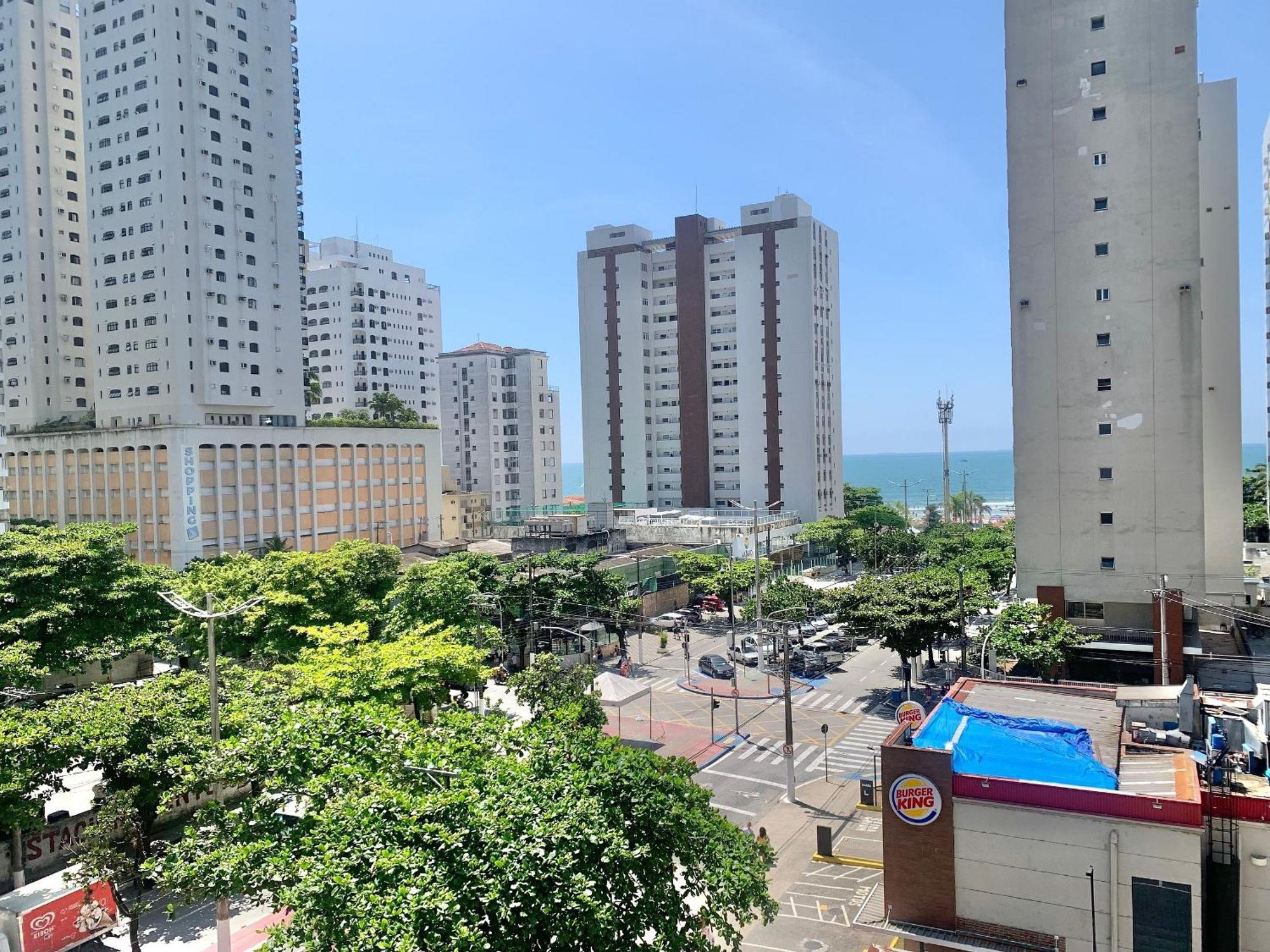 Apto VISTA MAR com VARANDA nas PITANGUEIRAS c WiFi mbps Guarujá Exterior foto